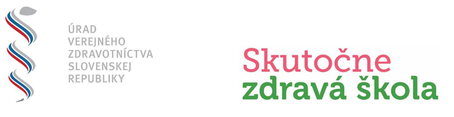 logo UVZ a Skutočne zdravá škola