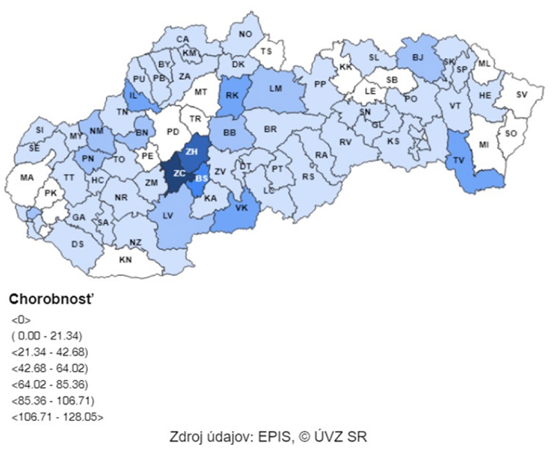 7 – dňová incidencia