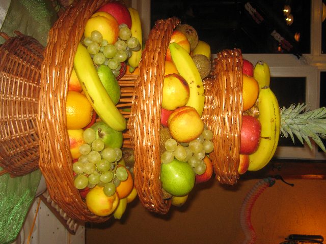 občerstvenie - ovocie