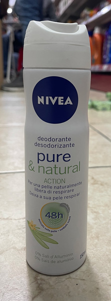 Deodorante Pure & Natural Action