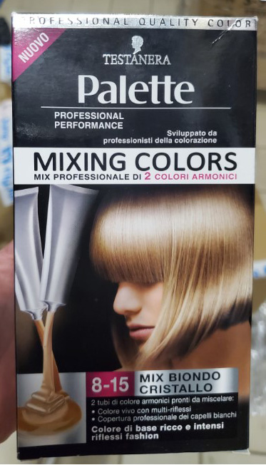Palette professional mixing colors 8-15 Mix biondo cristallo