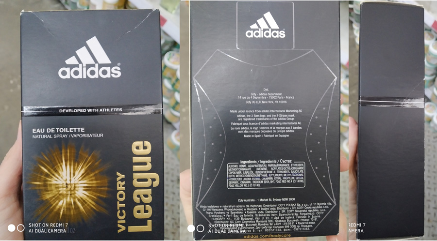 Adidas Victory League, eau de toilette 100 ml