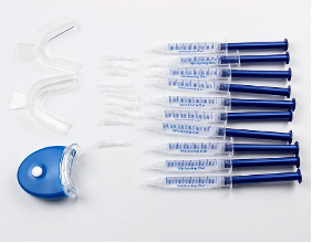 Aluminium foil teeth whitening kit gel