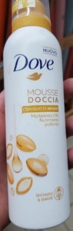 Mousse doccia con olio di argan