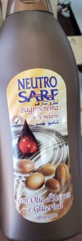 Neutro Sarf con olio d'argan e glicerina idratante