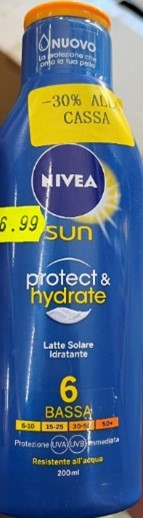 Nivea sun protect & hydrate protezione