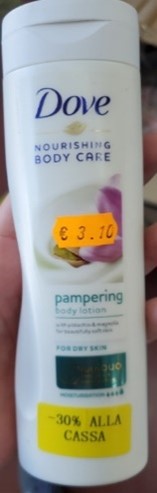 Pampering body lotion