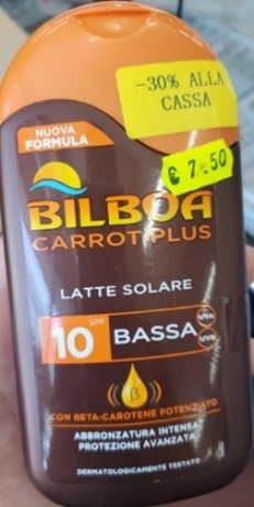 Carrot Plus Latte solare protezione