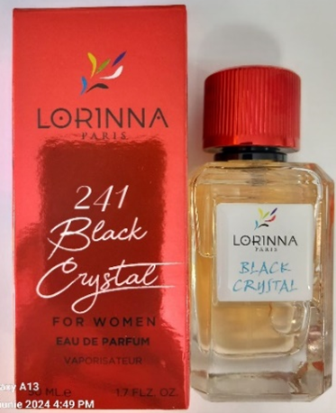 PERFUME LORINNA 241 BLACK CRYSTAL– parfumovaná voda pre ženy